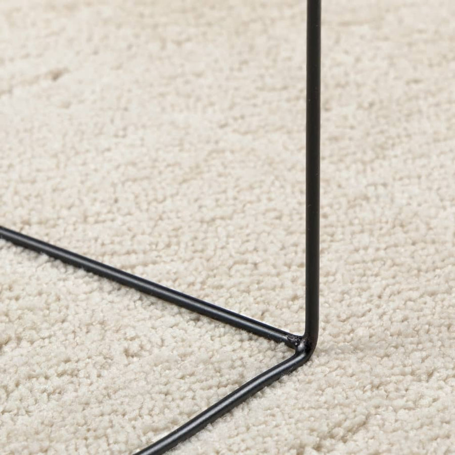 Vloerkleed Oviedo Laagpolig Beige 120 x 120 cm