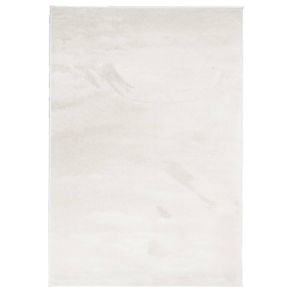 Vloerkleed Oviedo Laagpolig 120 x 170 cm Beige