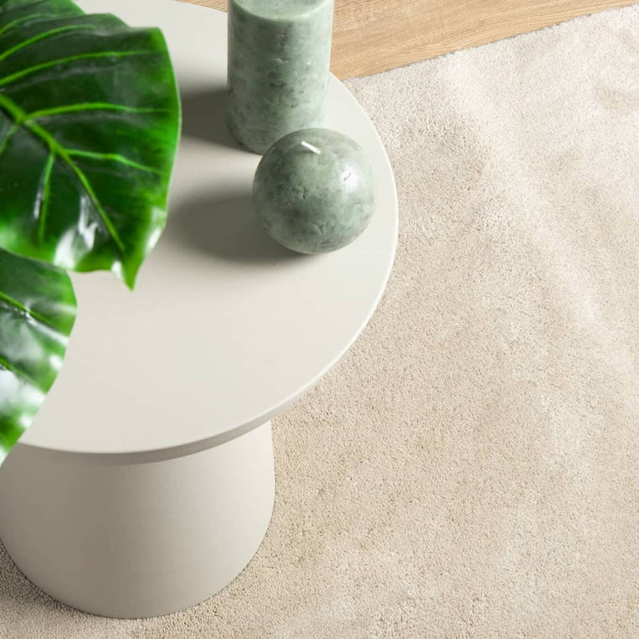Vloerkleed Oviedo Laagpolig Beige 160 x 230 cm