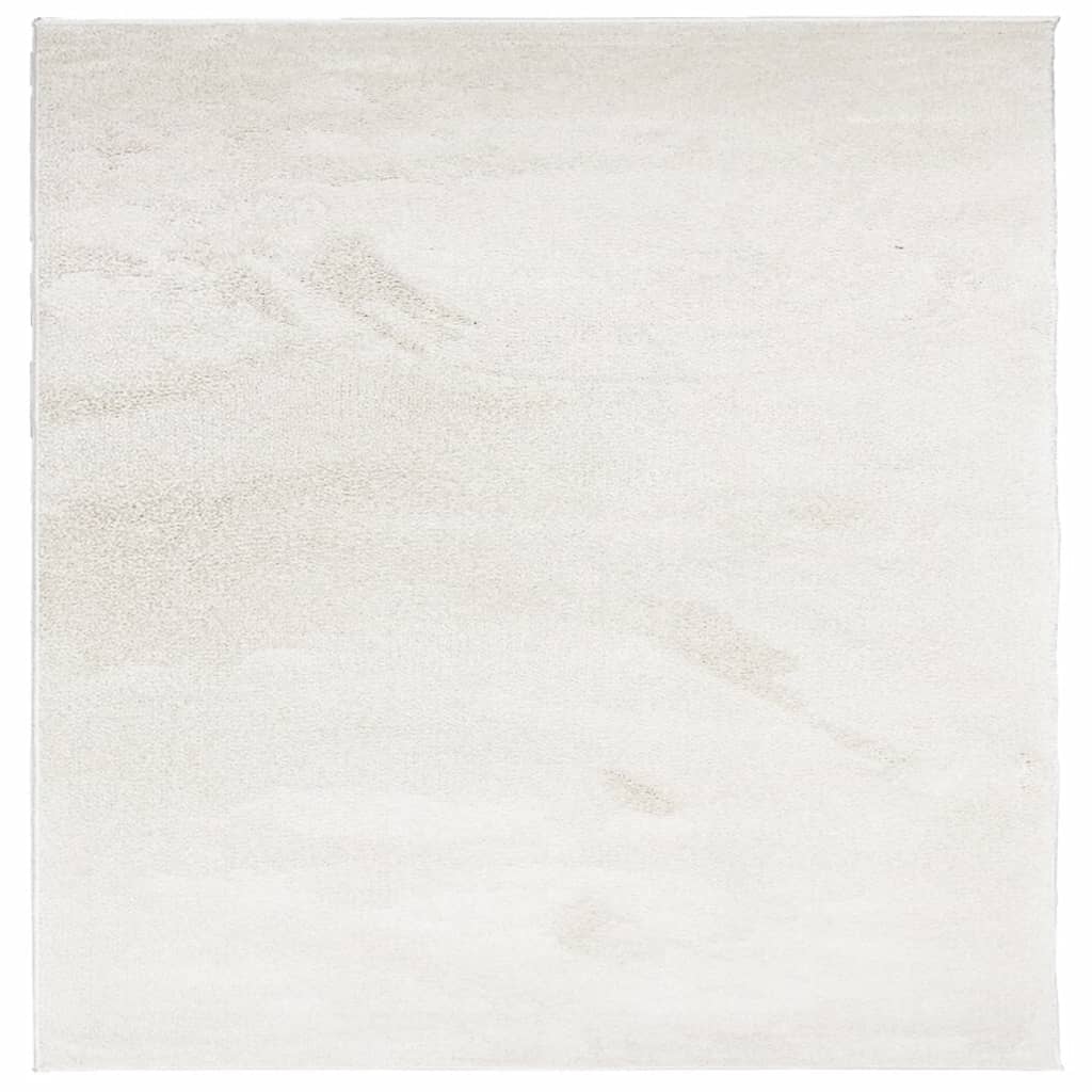 Vloerkleed Oviedo Laagpolig Beige 200 x 200 cm