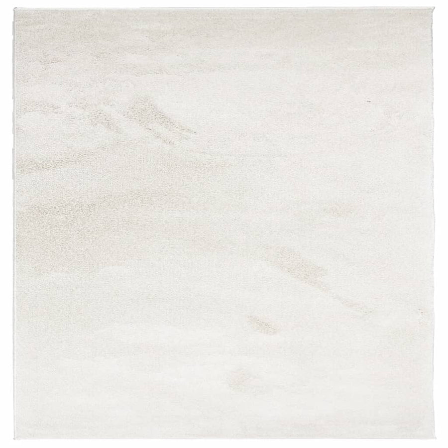 Vloerkleed Oviedo Laagpolig Beige 200 x 200 cm