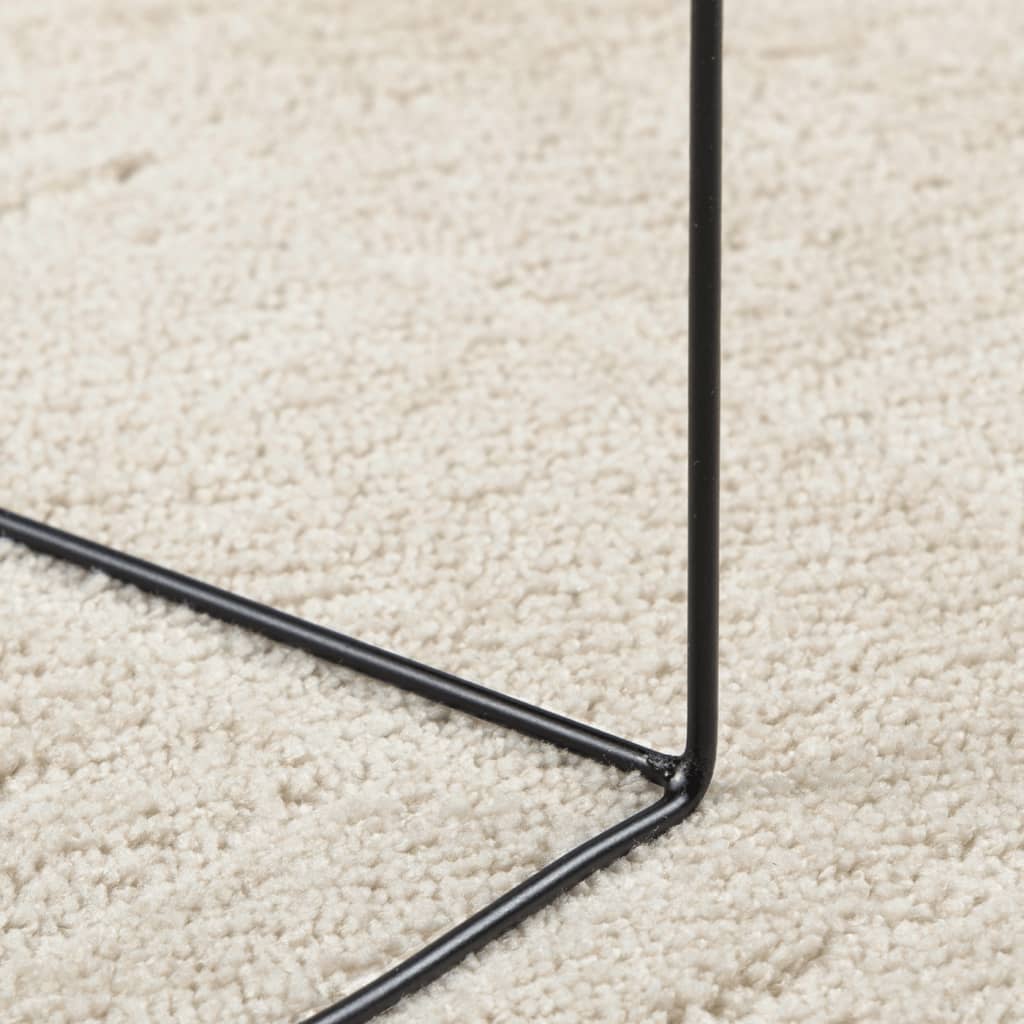 Vloerkleed Oviedo Laagpolig Beige 200 x 200 cm