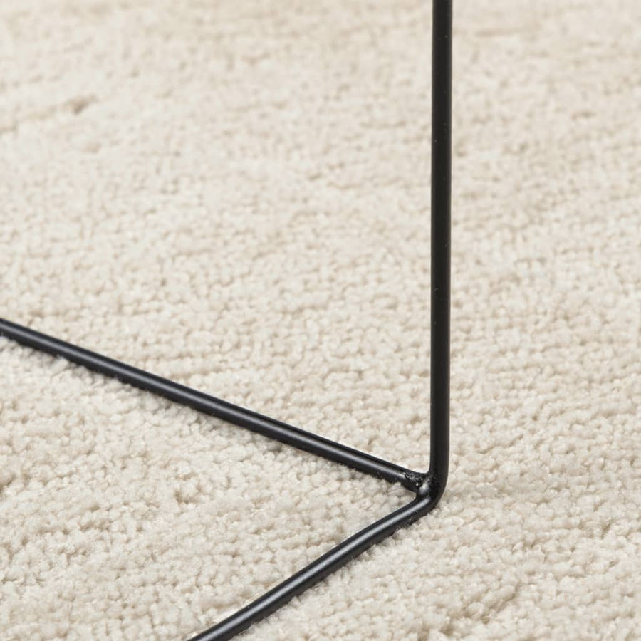 Vloerkleed Oviedo Laagpolig Ø 120 Cm Beige Donkerbruin