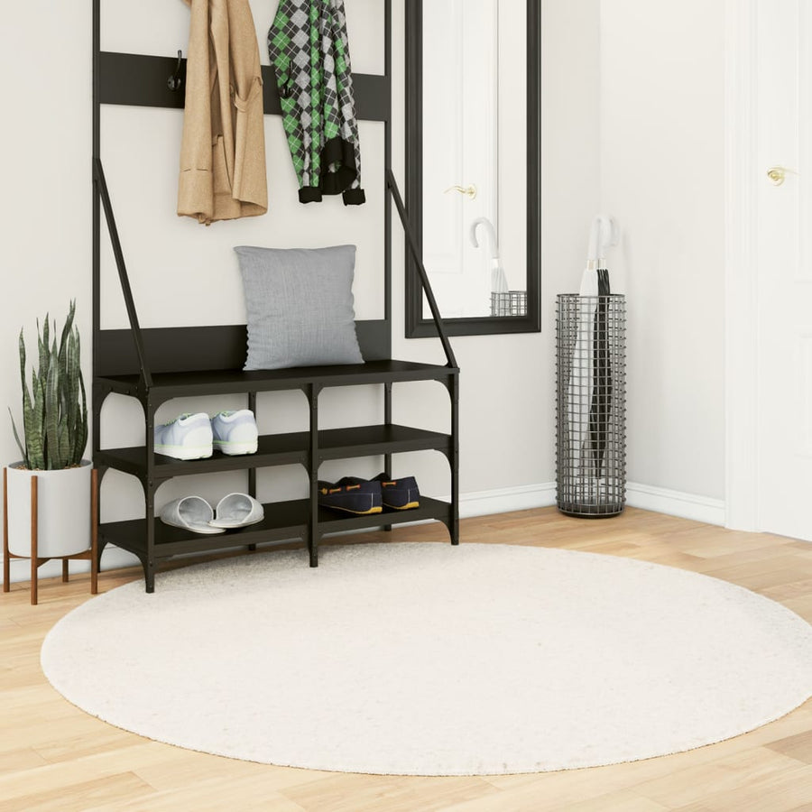 Vloerkleed Oviedo Laagpolig Beige Ø 160 cm