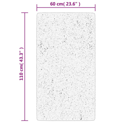 Vloerkleed Oviedo Laagpolig 60X110 Cm Crèmekleurig Donkerbruin