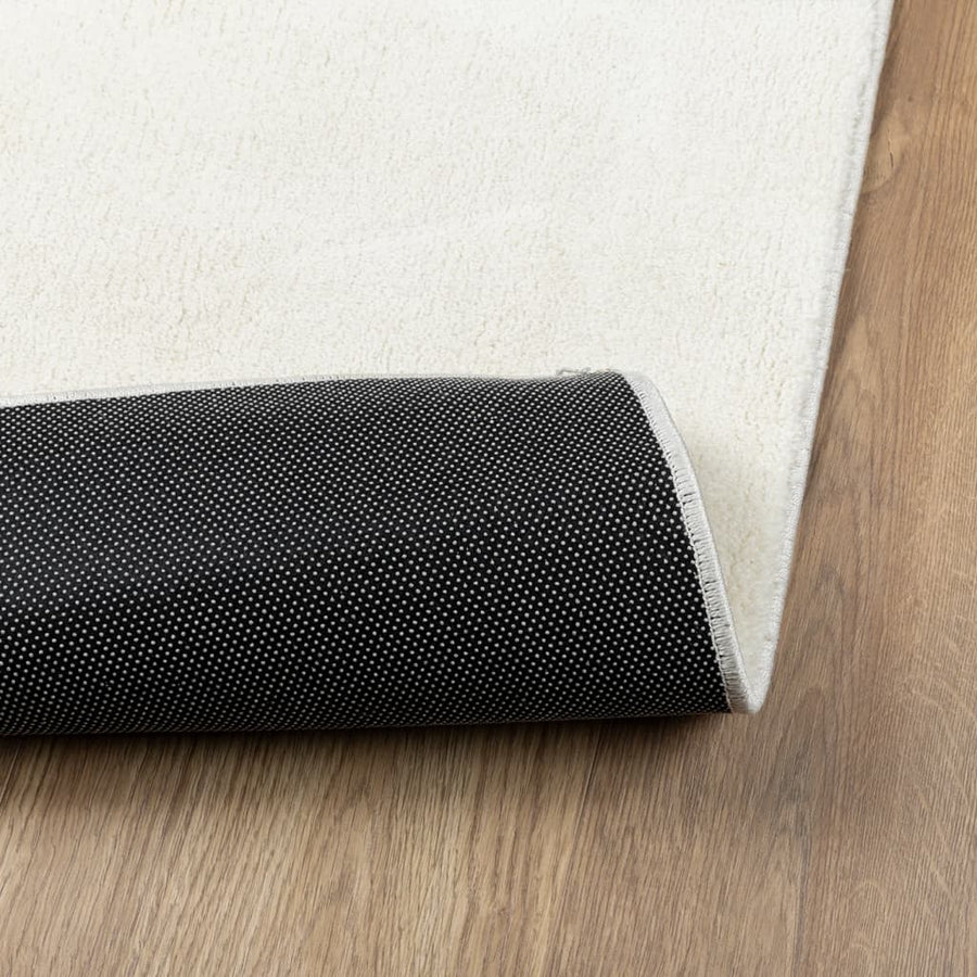 Vloerkleed Oviedo Laagpolig 120X120 Cm Crèmekleurig