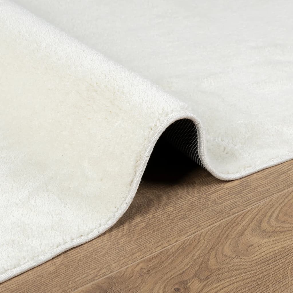 Vloerkleed Oviedo Laagpolig Kleurig Crème 200 x 200 cm