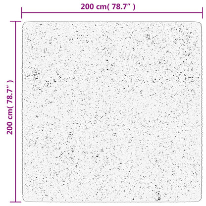Vloerkleed Oviedo Laagpolig Kleurig Crème 200 x 200 cm