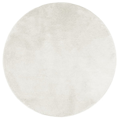 Vloerkleed Oviedo Laagpolig Kleurig Crème Ø 160 cm