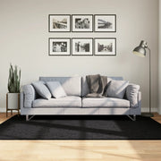 Vloerkleed 140x200 cm laagpolig zwart