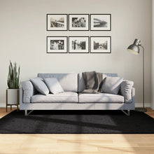Vloerkleed Oviedo Laagpolig 140X200 Cm Zwart Donkerbruin