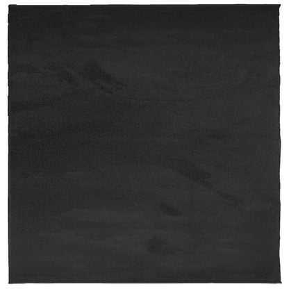Vloerkleed Oviedo Laagpolig Zwart 200 x 200 cm