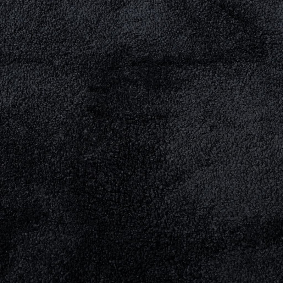 Vloerkleed Oviedo Laagpolig Zwart 240 x 240 cm