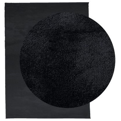 Vloerkleed Oviedo Laagpolig 240X340 Cm Zwart