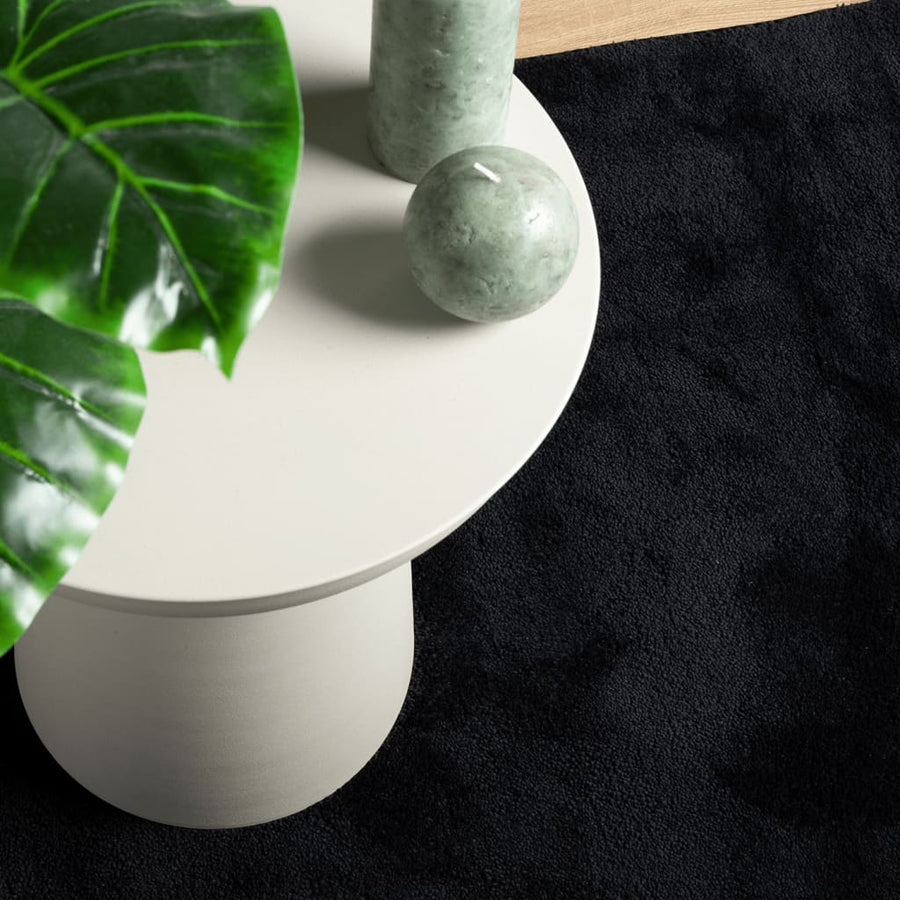 Vloerkleed Oviedo Laagpolig 240X340 Cm Zwart