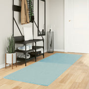 Vloerkleed 80x250 cm groen laagpolig polyester