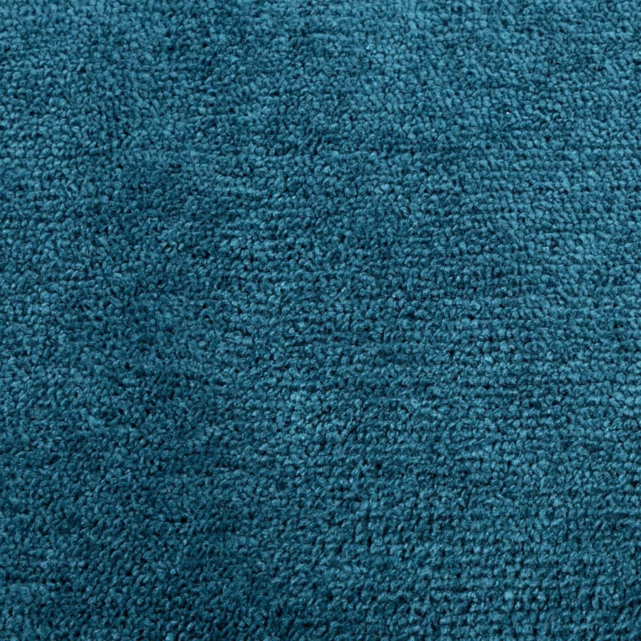 Vloerkleed OVIEDO laagpolig 120x120 cm turquoise