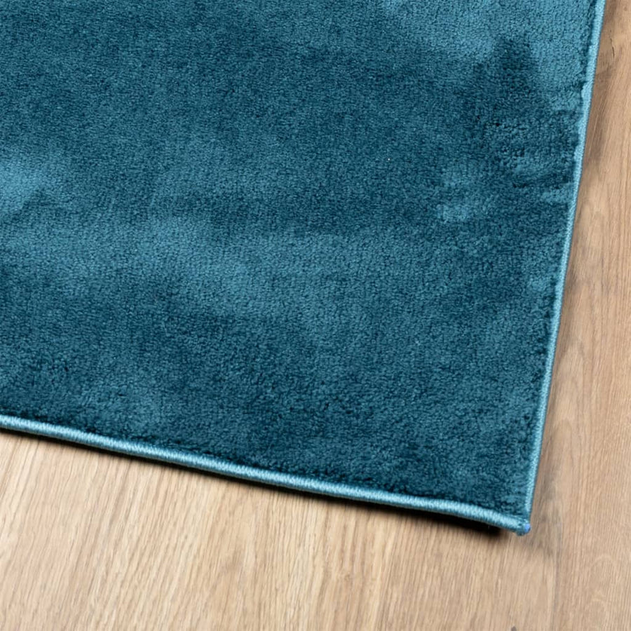 Vloerkleed Oviedo Laagpolig Turquoise 160 x 230 cm