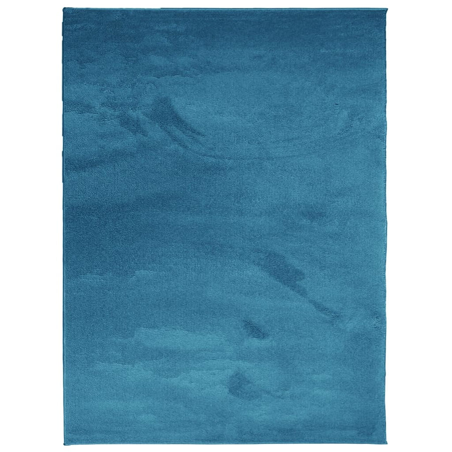 Vloerkleed Oviedo Laagpolig Turquoise 240 x 340 cm