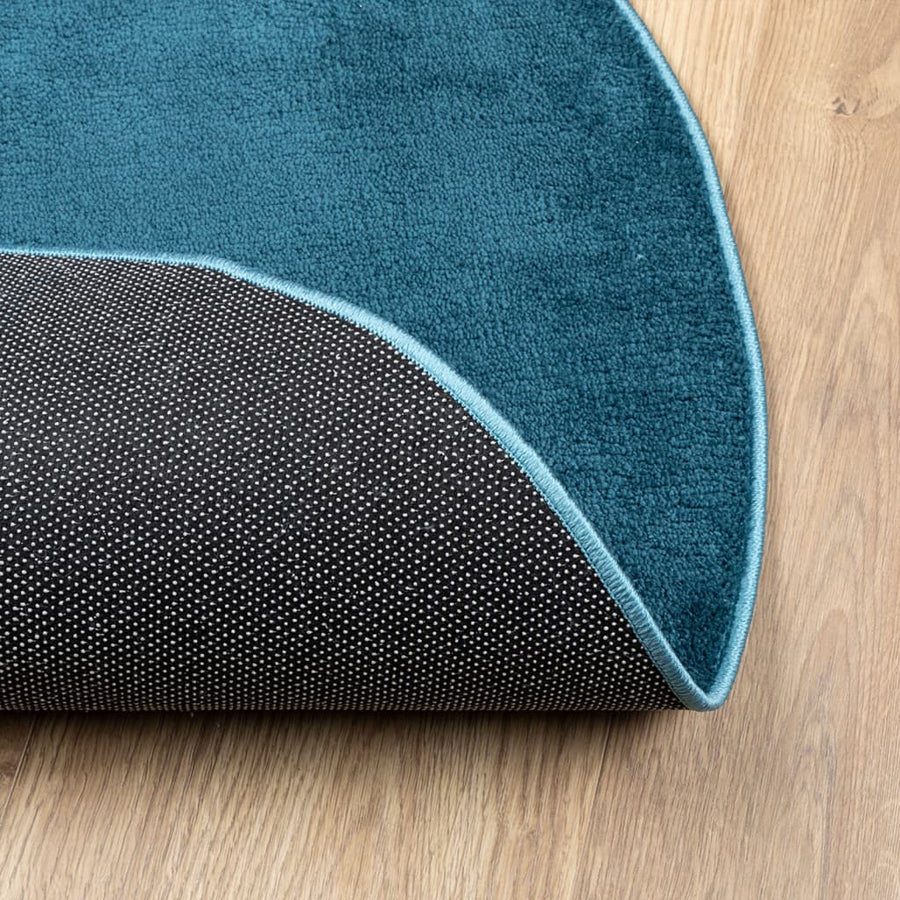 Vloerkleed Oviedo Laagpolig Turquoise Ø 160 cm