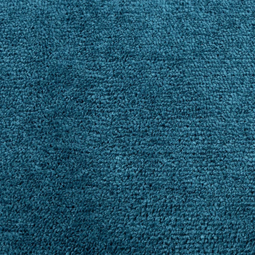 Vloerkleed Oviedo Laagpolig Turquoise Ø 160 cm