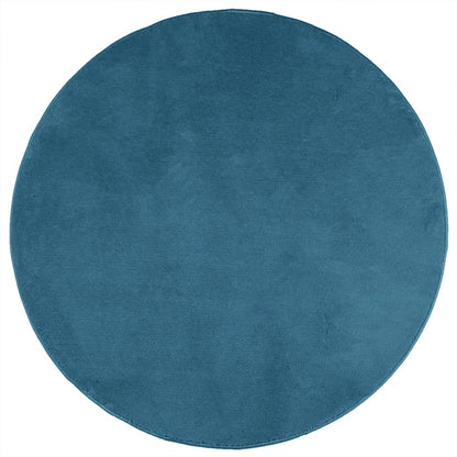 Vloerkleed Oviedo Laagpolig Turquoise Ø 200 cm