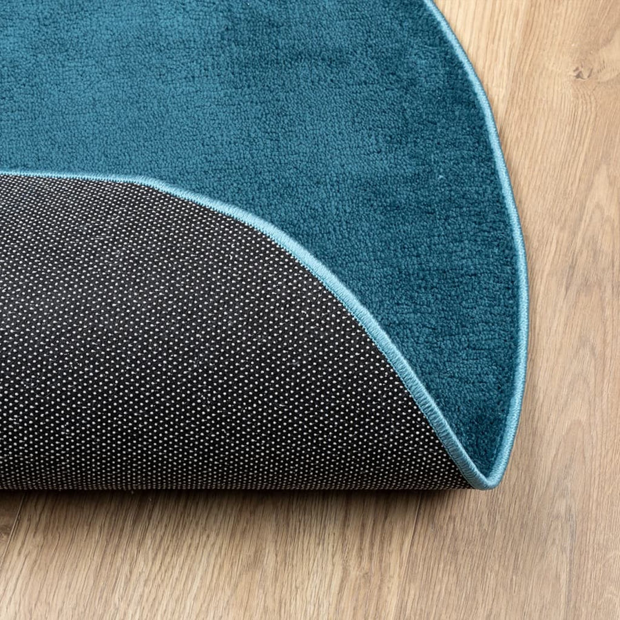 Vloerkleed Oviedo Laagpolig Turquoise Ø 200 cm