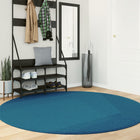 Rug OVIEDO low pile Ø 200 cm turquoise