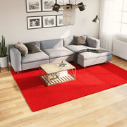 Vloerkleed 200x280 cm rood laagpolig polyester