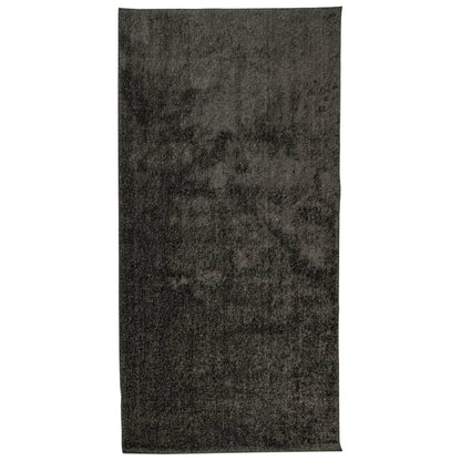 Vloerkleed Istan Hoogpolig Glanzend Kleurig Antraciet 100 x 200 cm