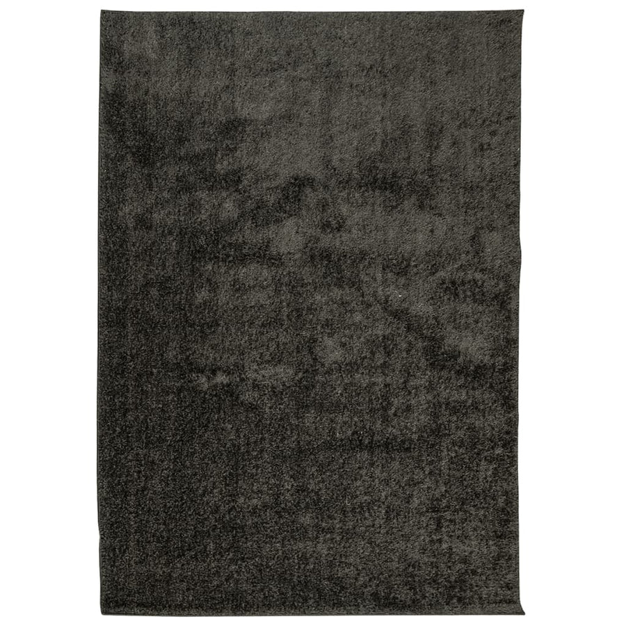 Vloerkleed ISTAN hoogpolig glanzend 120x170 cm antracietkleurig 120 x 170 cm Antraciet