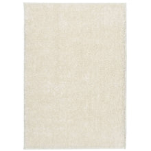 Vloerkleed ISTAN hoogpolig glanzend 120x170 cm crèmekleurig 120 x 170 cm Crème