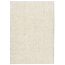 Vloerkleed ISTAN hoogpolig glanzend 160x230 cm crèmekleurig 160 x 230 cm Crème