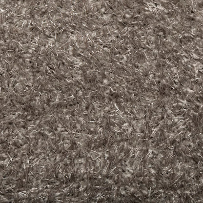 Vloerkleed Istan Hoogpolig Glanzend Grijs 80 x 150 cm
