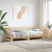 Slaapbank massief grenenhout 2x(80x200) cm