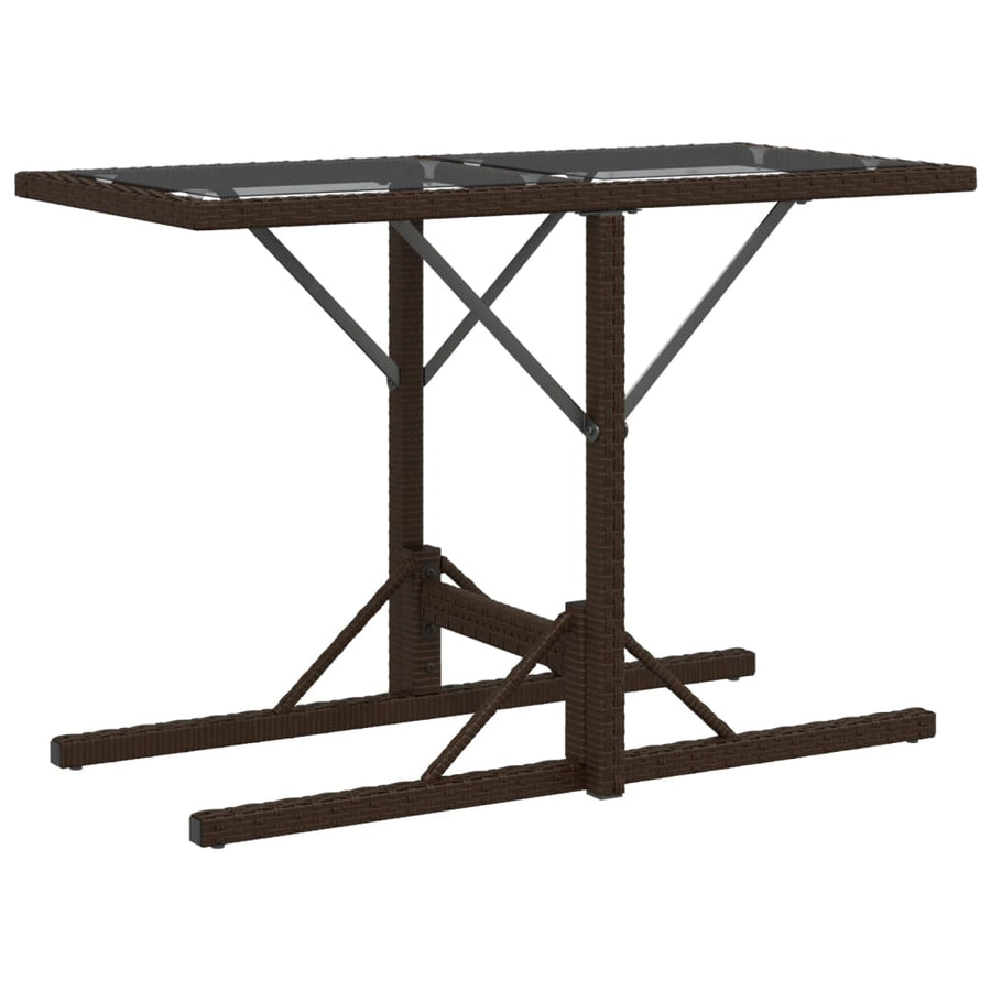3-Delige Bistroset Met Kussens Poly Rattan Bruin