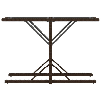 3-Delige Bistroset Met Kussens Poly Rattan Bruin