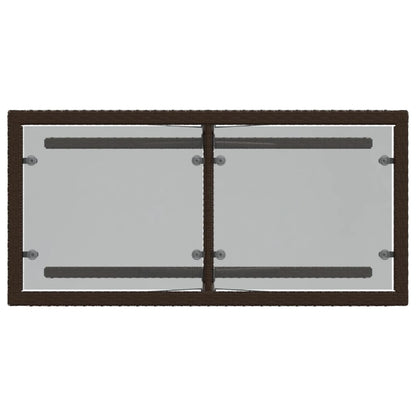 3-Delige Bistroset Met Kussens Poly Rattan Bruin