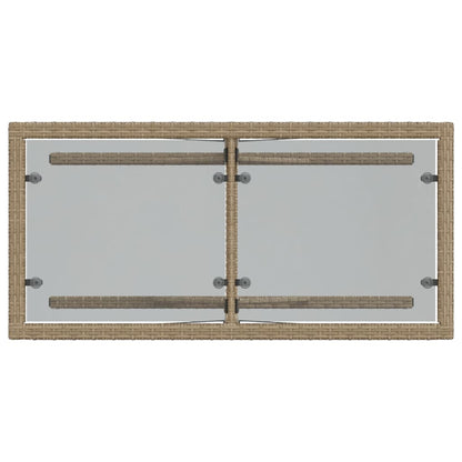 3-Delige Bistroset Met Kussens Poly Rattan Beige