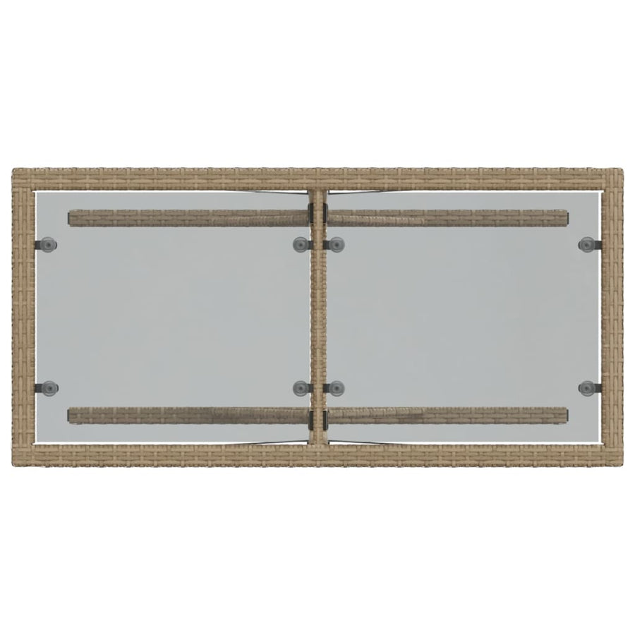 3-Delige Bistroset Met Kussens Poly Rattan Beige