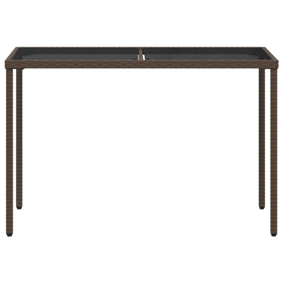 5-Delige Tuinset Met Kussens Poly Rattan Bruin