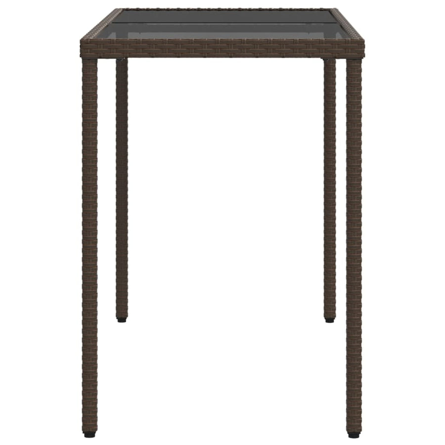5-Delige Tuinset Met Kussens Poly Rattan Bruin