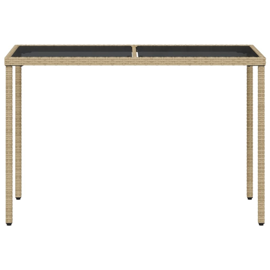 5-Delige Tuinset Met Kussens Poly Rattan Beige