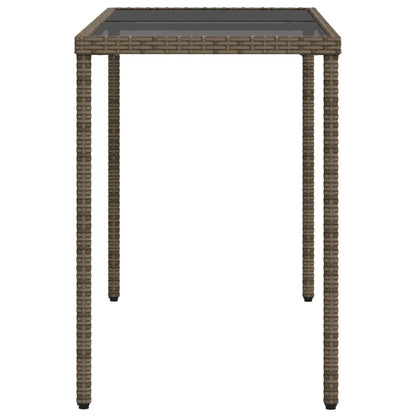 5-delige Tuinset met kussens poly rattan grijs