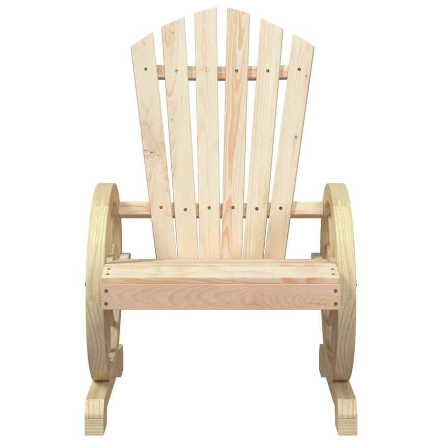 Tuinstoel Adirondack Massief Vurenhout