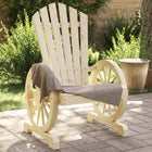 Garden chairs 2 pc Adirondack solid spruce wood