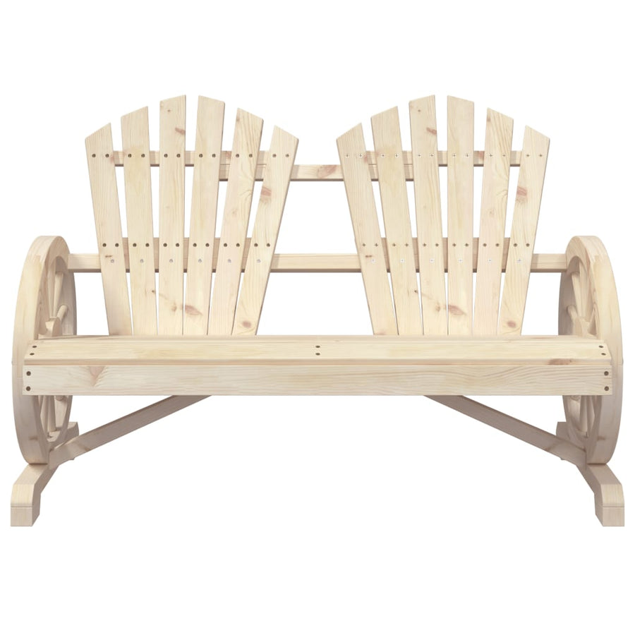 Tuinstoel 2-Zits Adirondack Massief Vurenhout