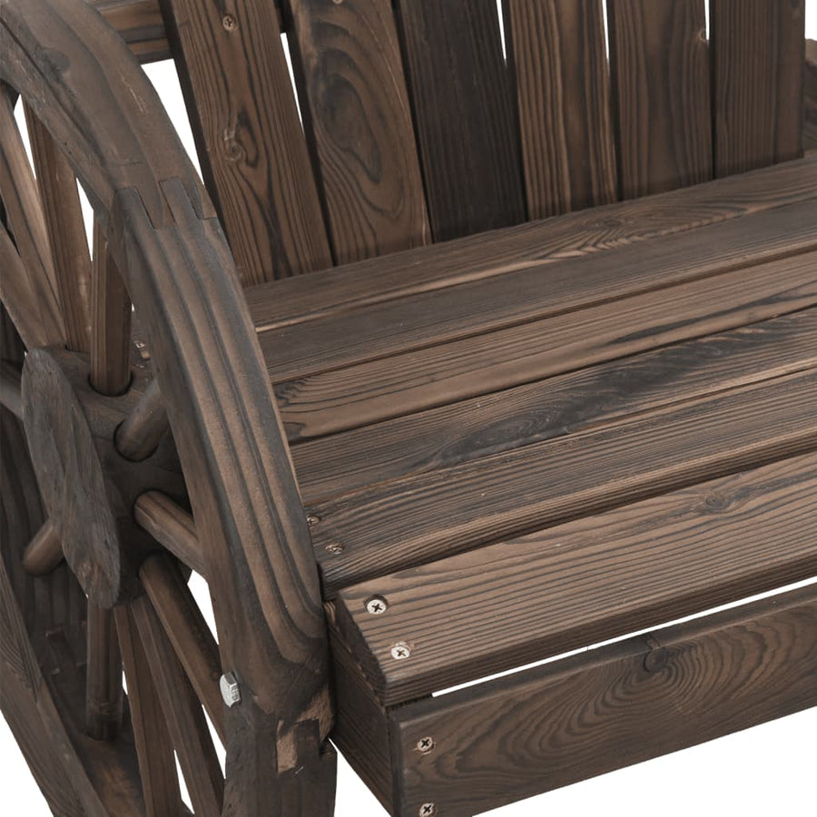 Tuinstoel 2-Zits Adirondack Massief Vurenhout