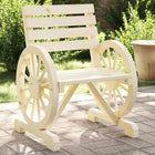 Garden chairs 2 pcs 58x58x78.5 cm solid pine