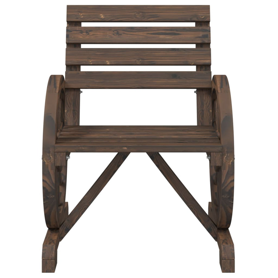 Tuinstoelen 2 St 58X58X78,5 Cm Massief Vurenhout